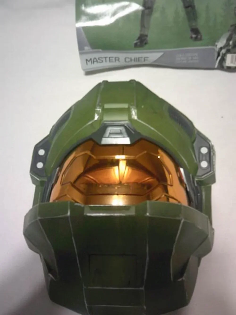 NEW DISGUISE BOYS SIZE L 10-12 HALO MASTER CHIEF HALLOWEEN COSTUME JUMPSUIT 👦